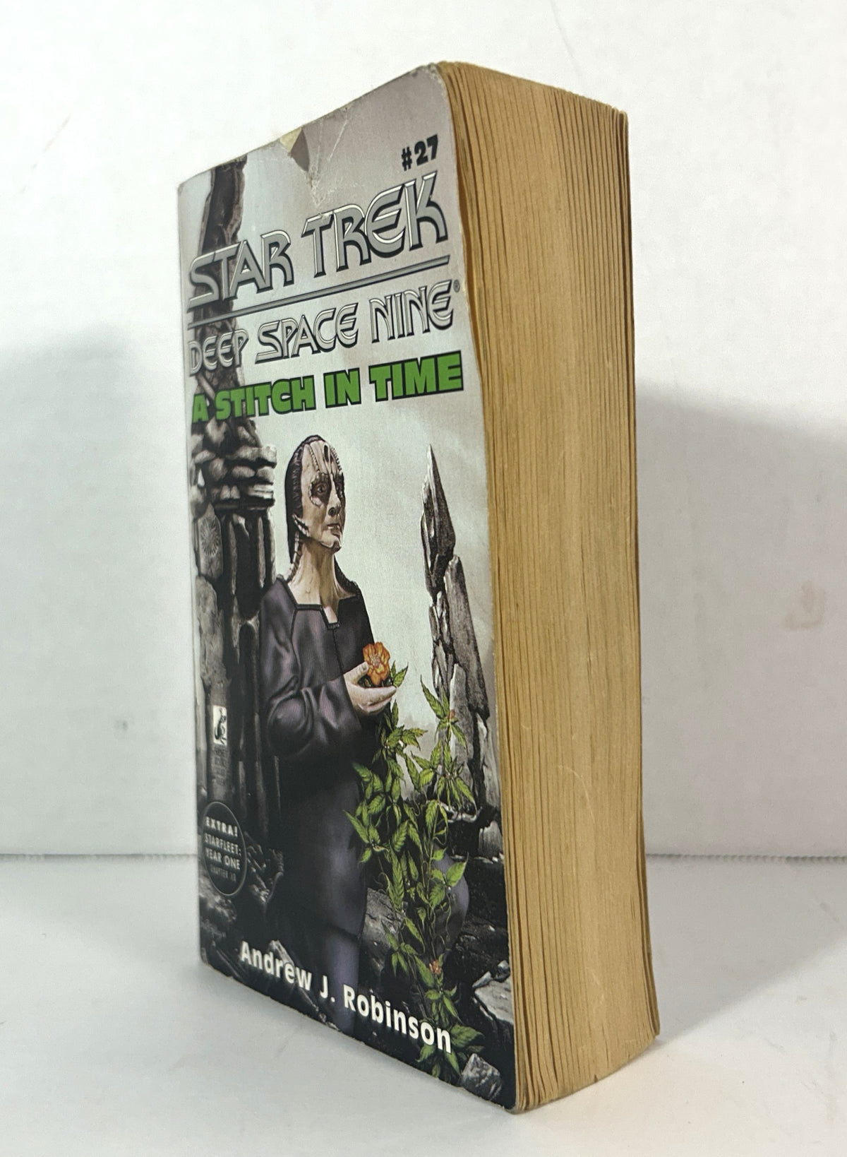 STAR TREK Deep Space Nine: A Stitch in Time by Andrew J. Robinson 2000 1st Printing