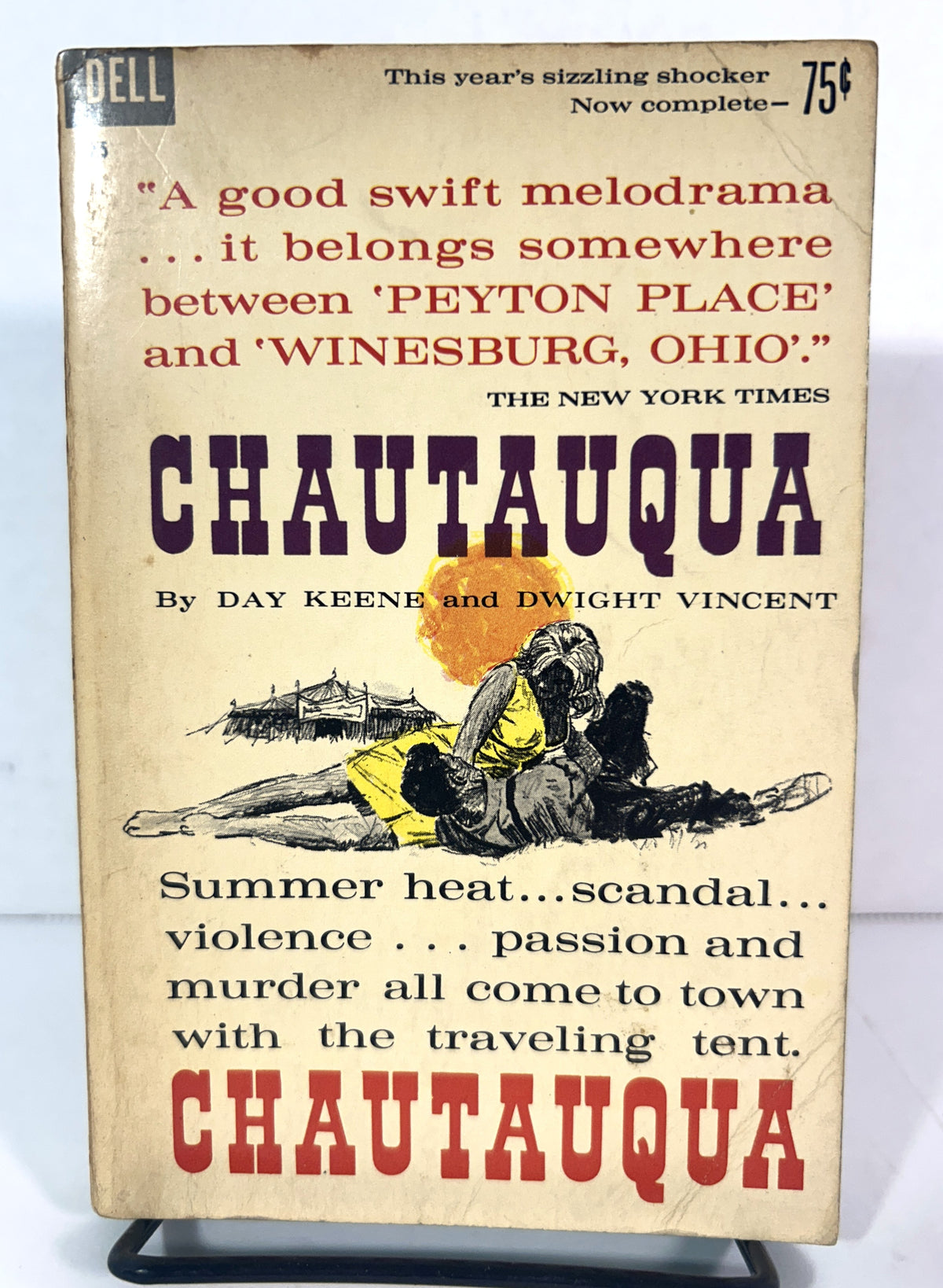 Chautauqua by Day Keene and Dwight Vincent 1961 1st Printing