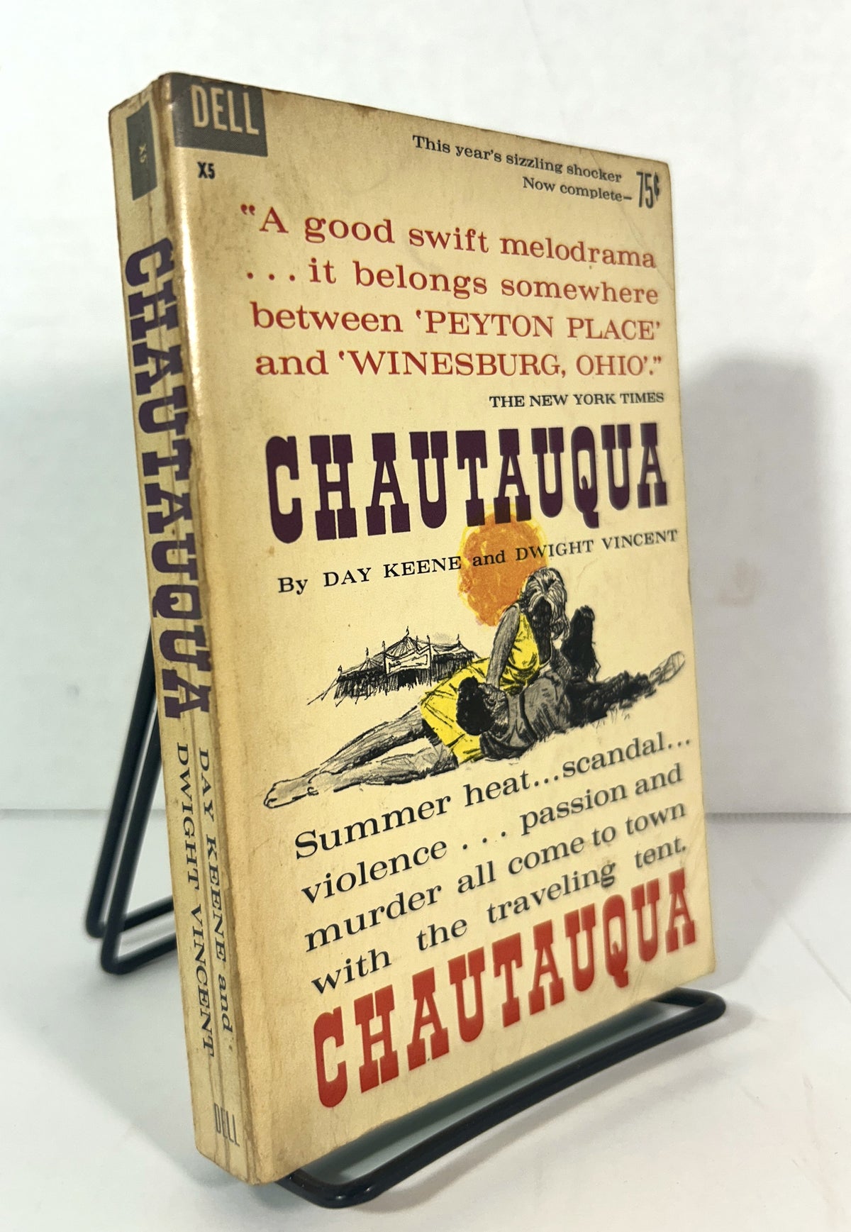 Chautauqua by Day Keene and Dwight Vincent 1961 1st Printing