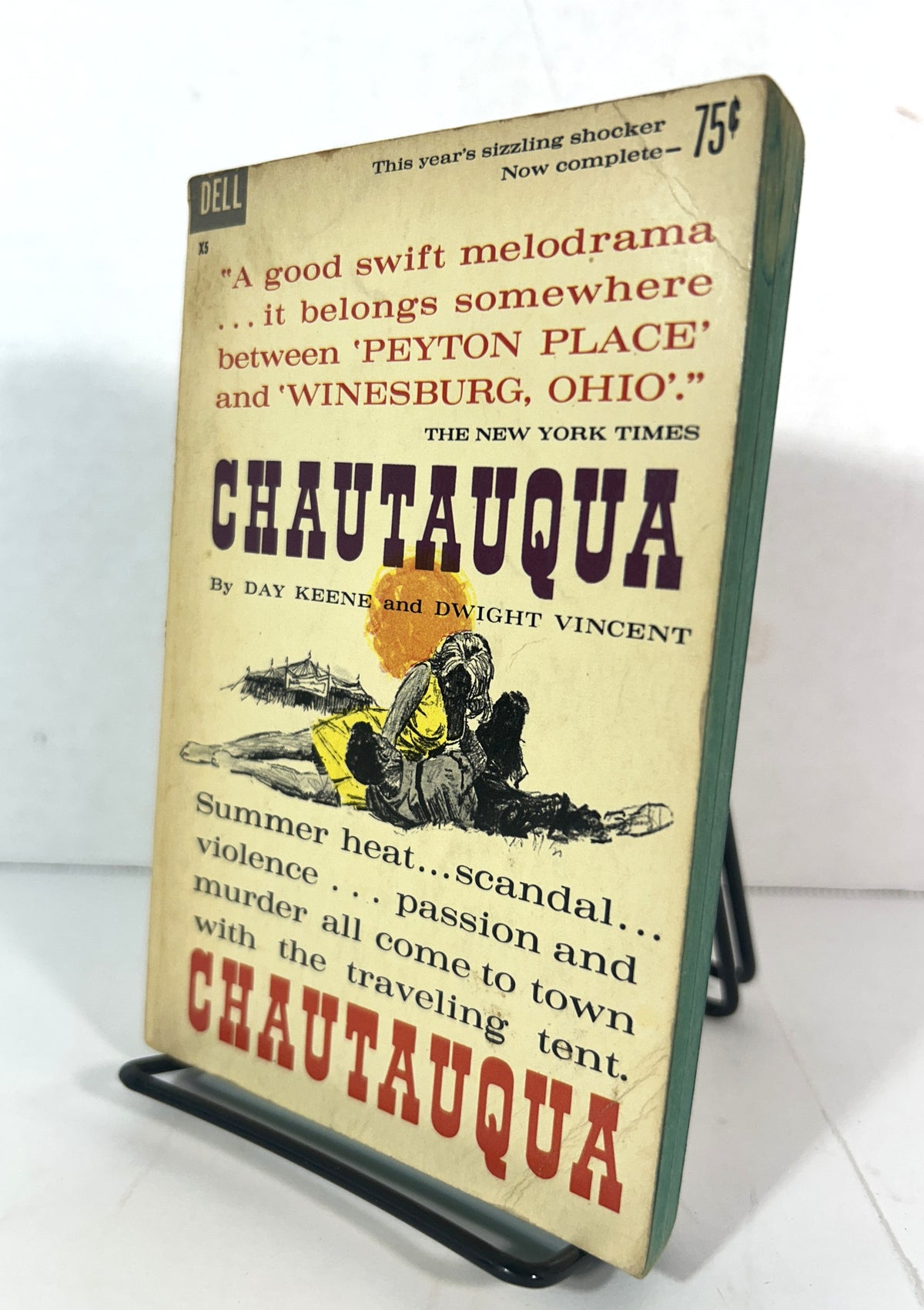 Chautauqua by Day Keene and Dwight Vincent 1961 1st Printing