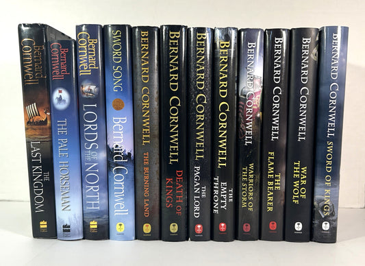 Set of 12 The Last Kingdom by Bernard Cornwell 2005-2019