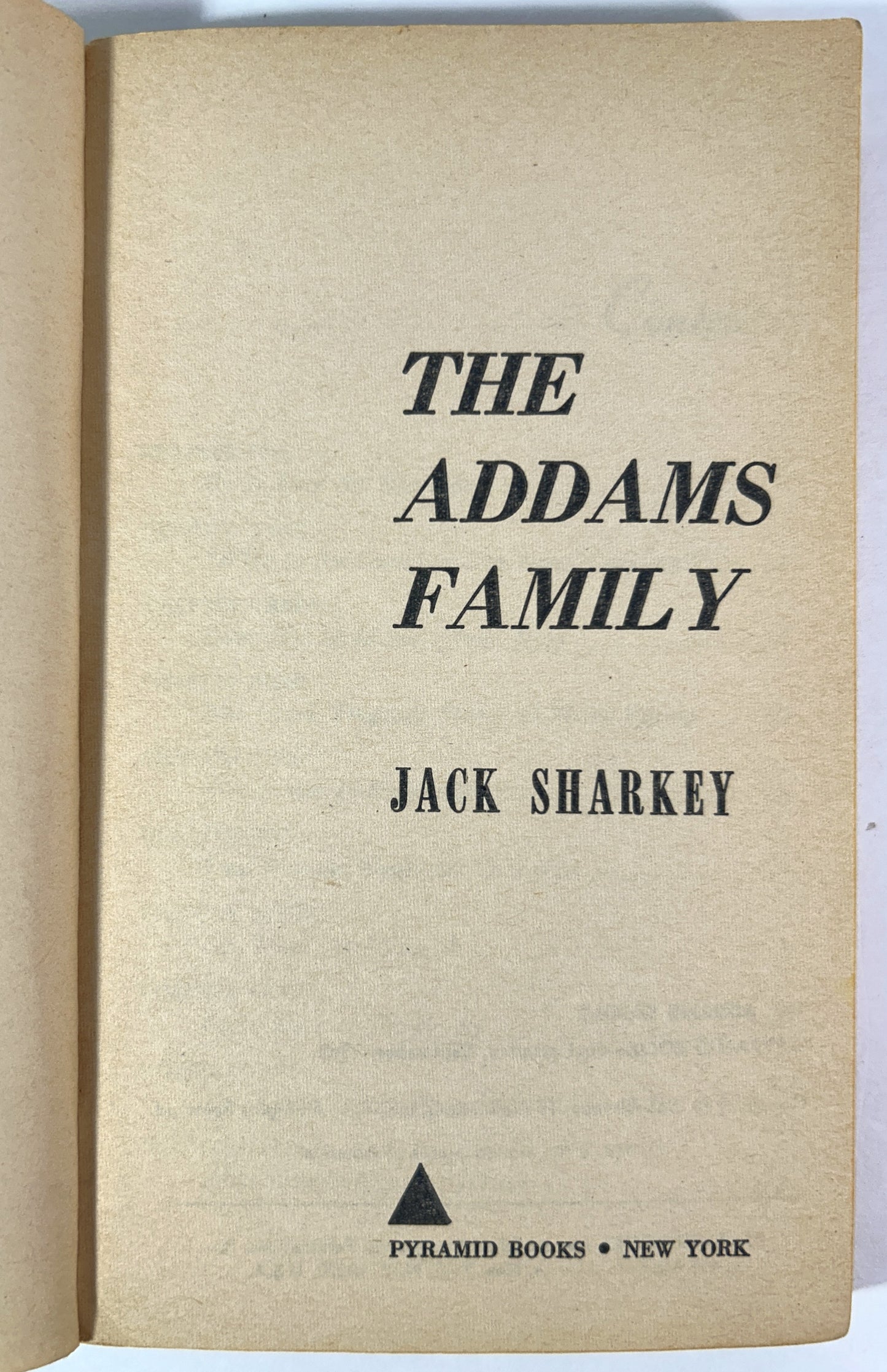 The Addams Family by Jack Sharkey 1965 1st Printing