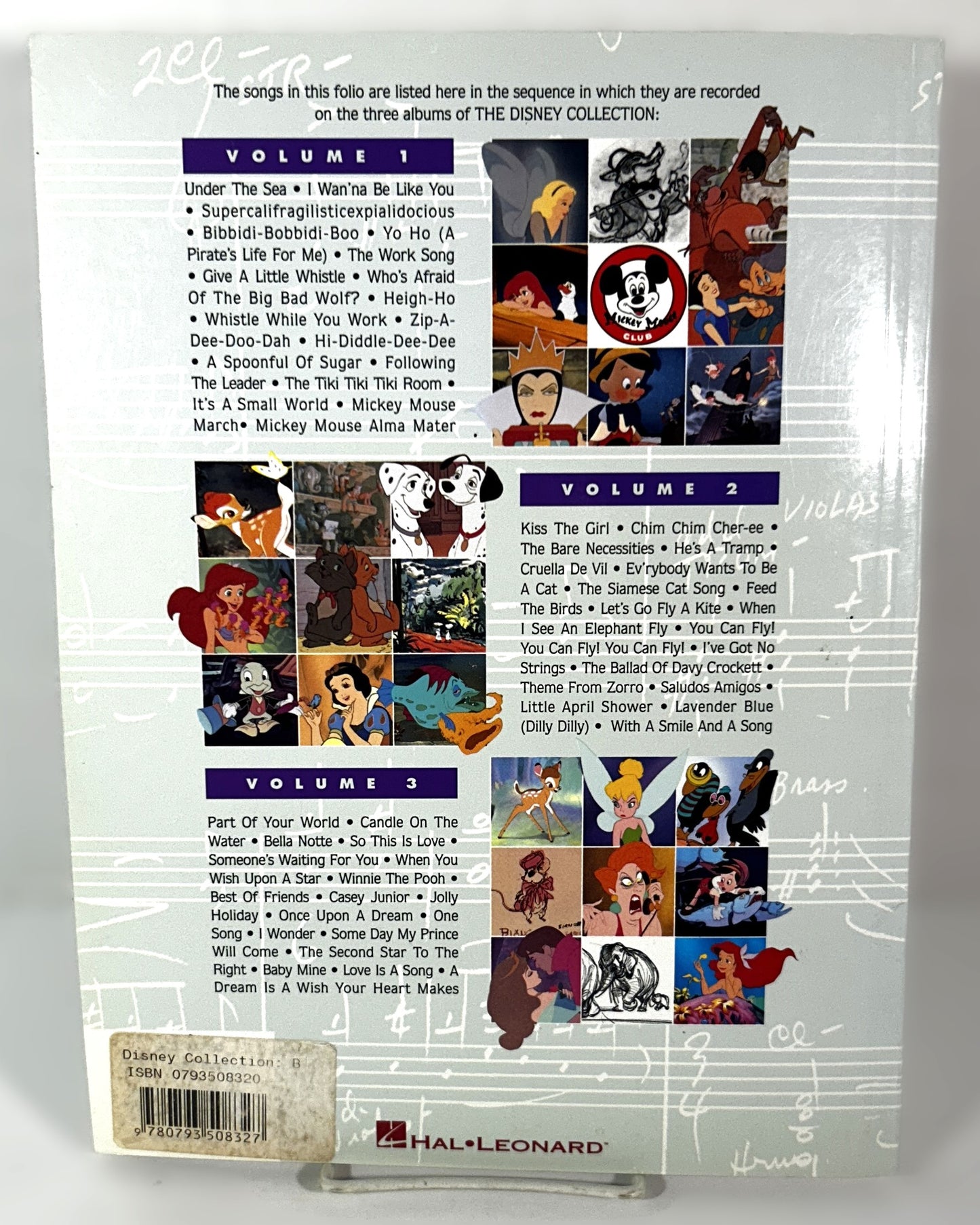 The Disney Collection Sheet Music 1992