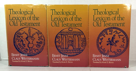 Set of 3 Theological Lexicon of the Old Testament by Ernst Jenni & Claus Westermann 1997