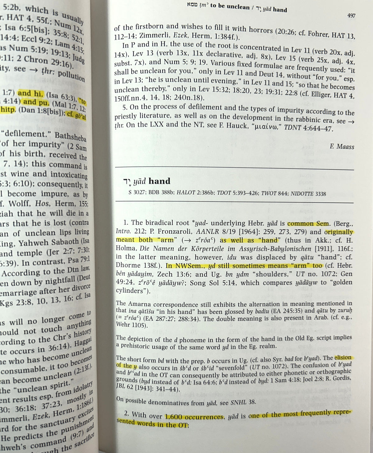 Set of 3 Theological Lexicon of the Old Testament by Ernst Jenni & Claus Westermann 1997