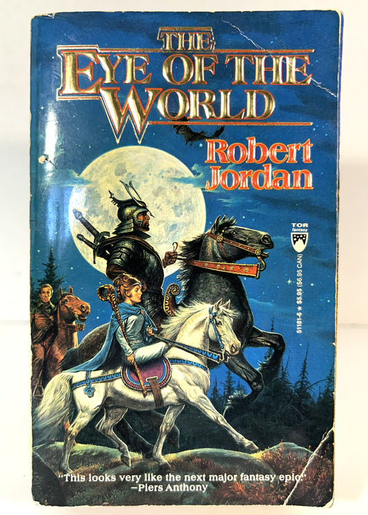 The Eye of the World (Wheel of Time #1) by Robert Jordan 1990 1st Printing Mass Market