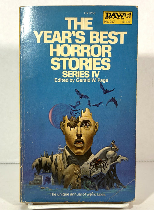 The Year's Best Horror Stories (Series IV) edited by Gerald W. Page 1976 1st Printing