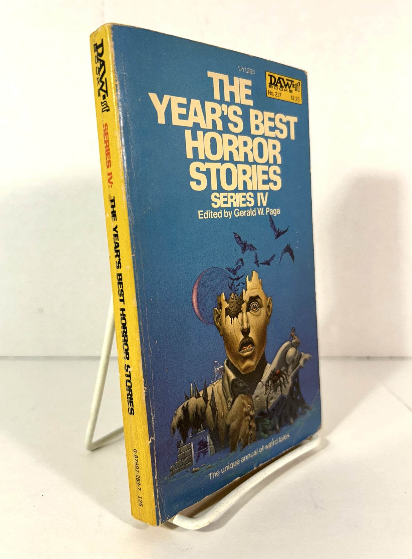 The Year's Best Horror Stories (Series IV) edited by Gerald W. Page 1976 1st Printing