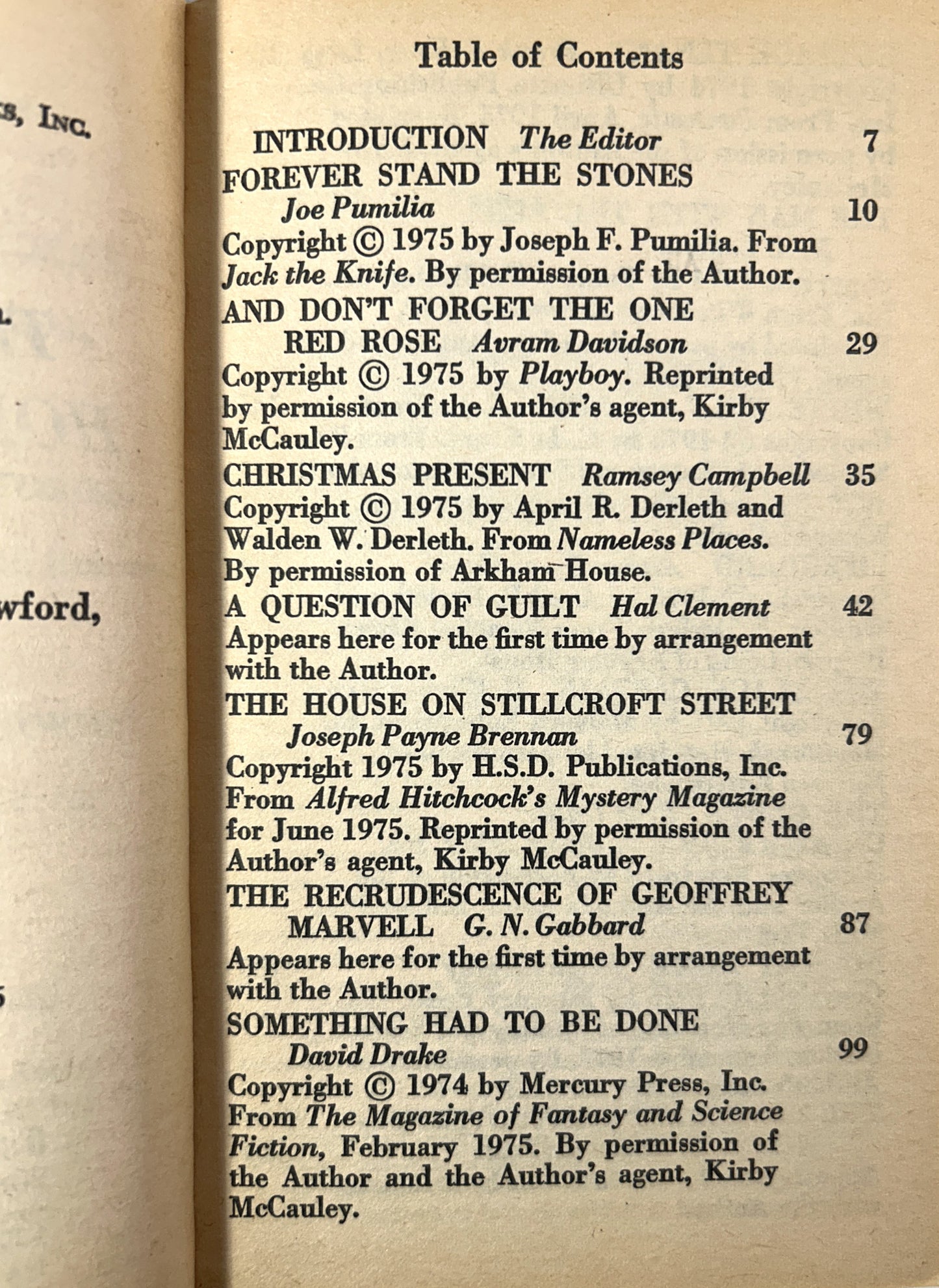 The Year's Best Horror Stories (Series IV) edited by Gerald W. Page 1976 1st Printing