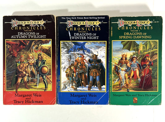Dragonlance: Complete Chronicles by Margaret Weis & Tracy Hickman 1984-1985 Original Cover