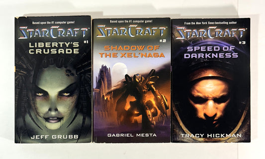 Set of 3 Starcraft 2001-2002 1st Printings