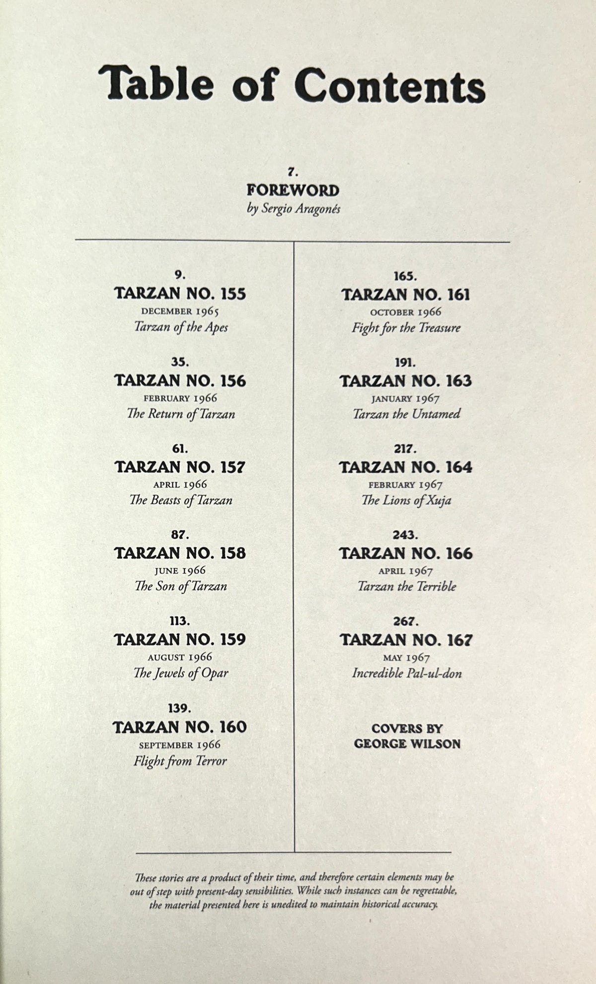 DARK HORSE ARCHIVES: Tarzan: The Russ Manning Years Volume 1 2012
