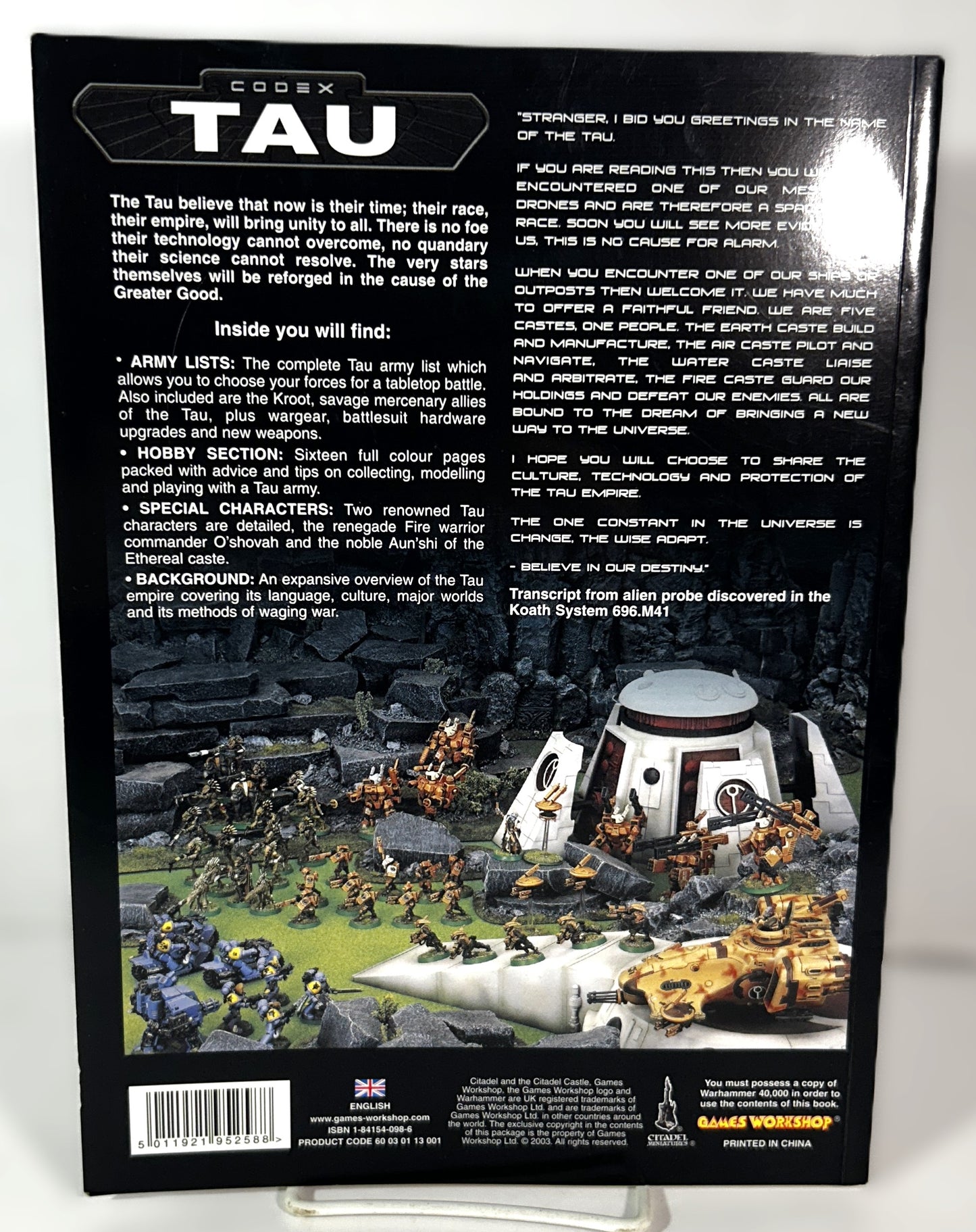 Warhammer 40,000: Codex Tau 2001 2nd Printing