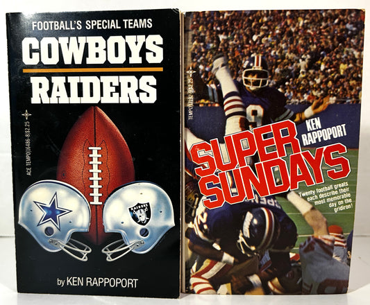Super Sundays & Cowboys - Raiders by Ken Rappoport 1980-1982