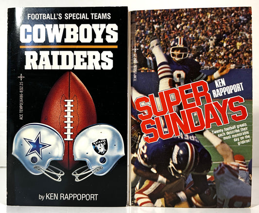 Super Sundays & Cowboys - Raiders by Ken Rappoport 1980-1982
