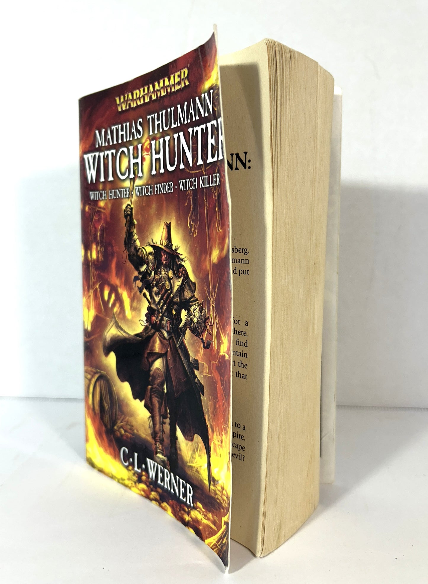 Warhammer: Mathias Thulman: Witch Hunter by CL Werner 2008 2nd Printer