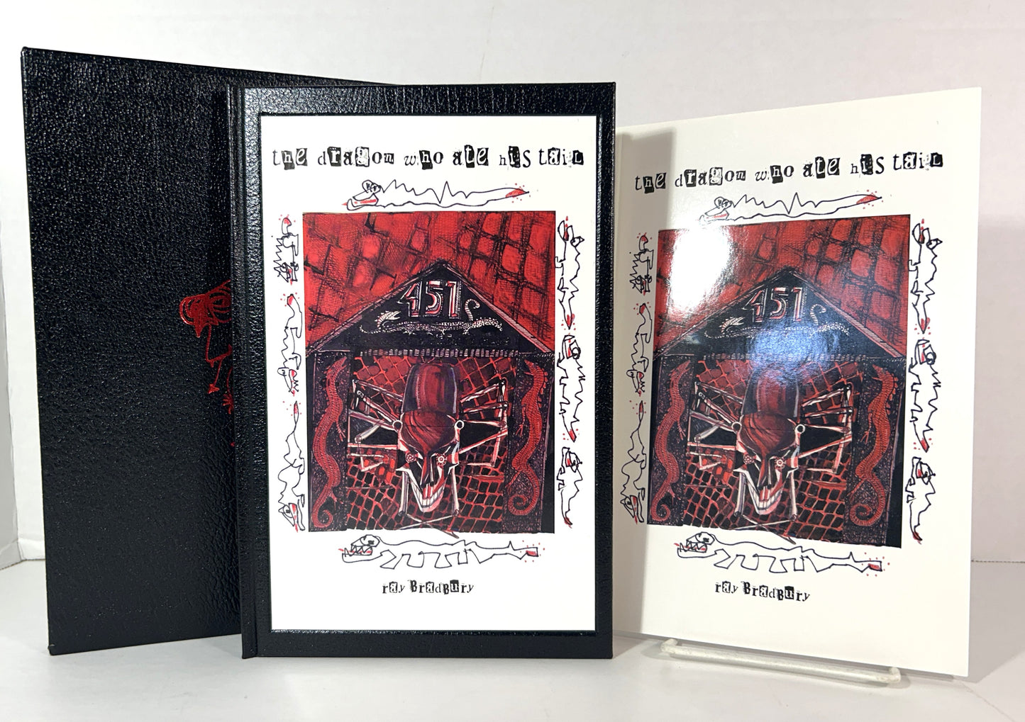 Set of 2 The Dragon Who Ate His Tail by Ray Bradbury 2006 1st Editions 1 SIGNED Ltd Ed