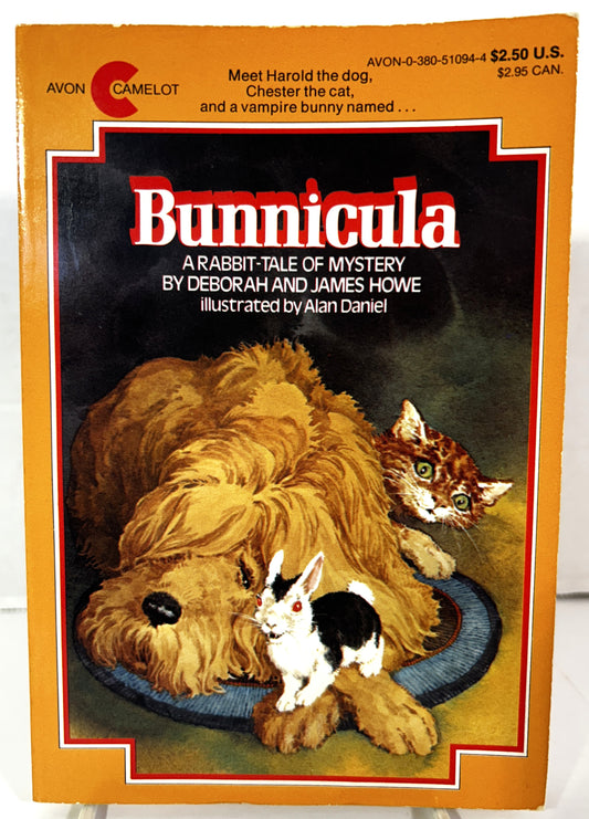 Bunnicula: A Rabbit-Tale of Mystery by Deborah and James Howe 1980 SIGNED