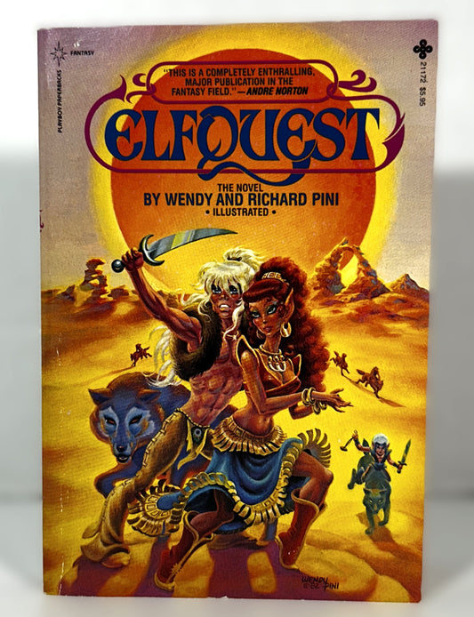 Elfquest the Novel by Wendy & Richard Pini 1982 Softcover