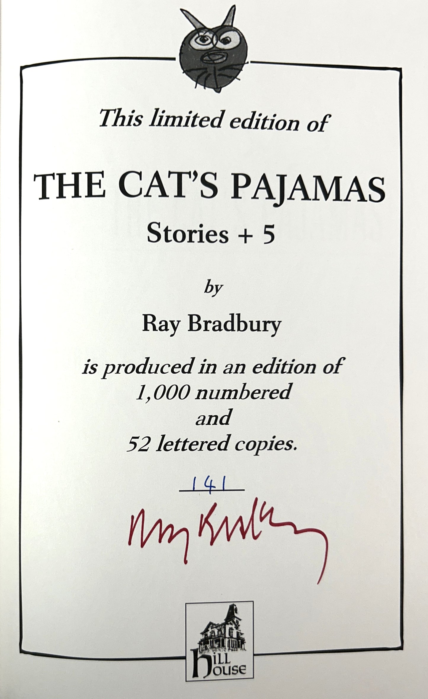 The Cat's Pajamas by Ray Bradbury 2004 SIGNED Ltd Edition