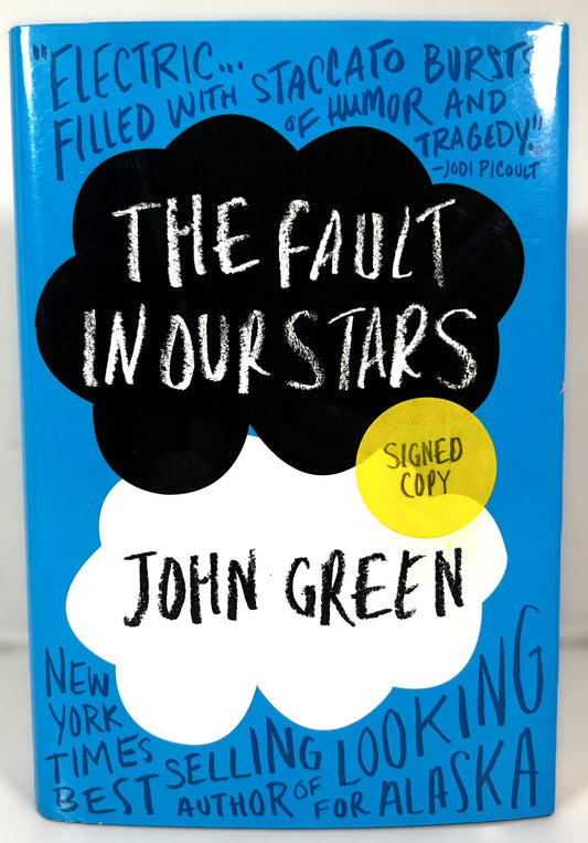 The Fault in Our Stars by John Green 2012 SIGNED