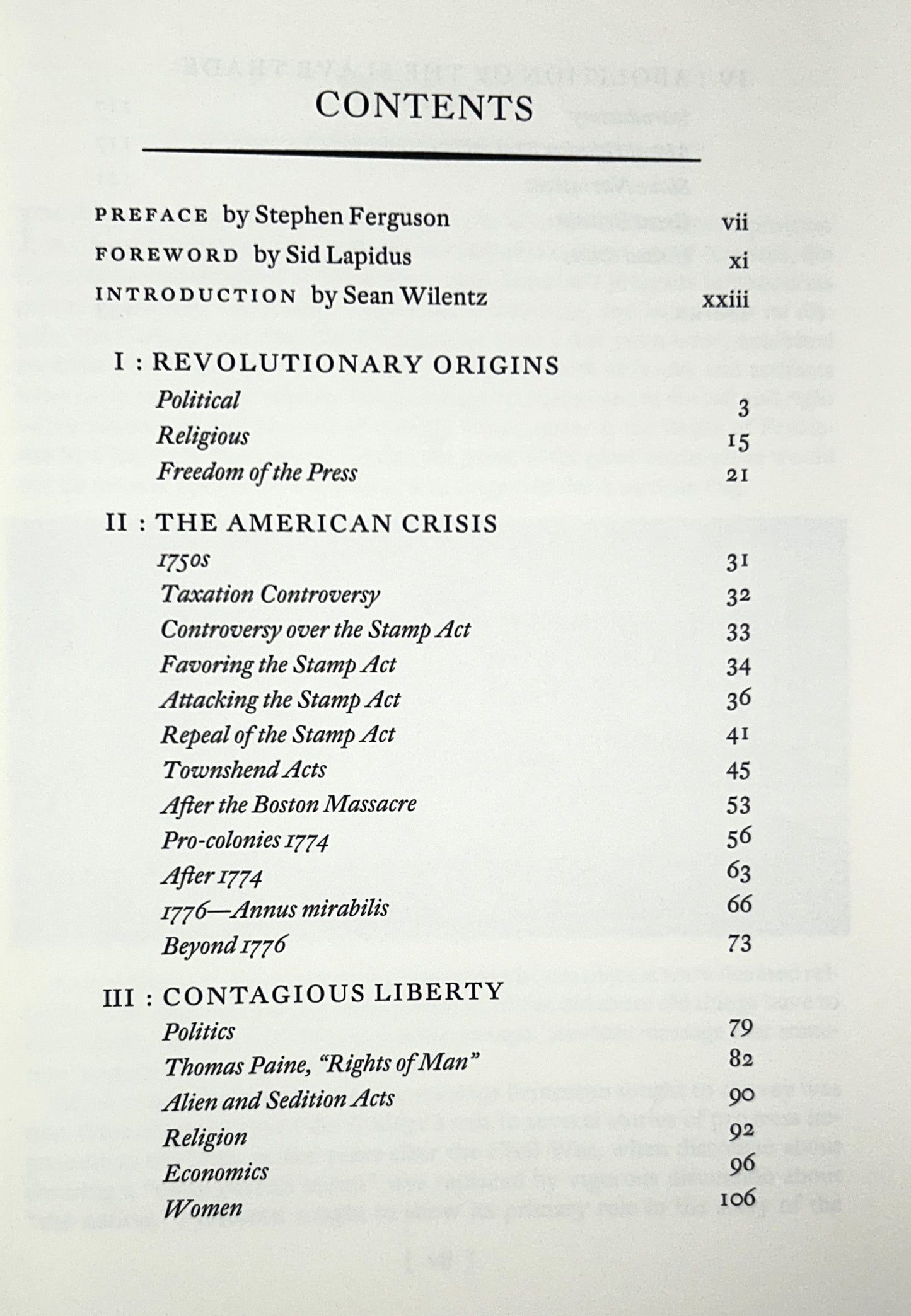 Liberty & the American Revolution: Selections from the Collection of Sid Lapidus an Exhibition Catalogue 2009