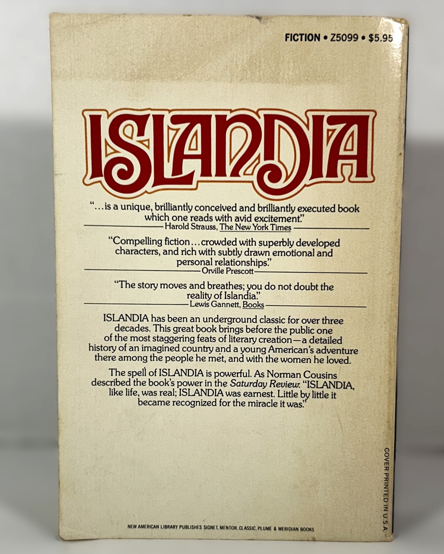 Islandia by Austin Tappan Wright 1975 2nd Print