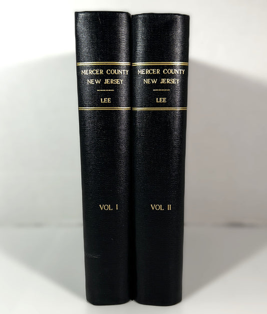 Set of 2 Genealogical & Personal Memorial of Mercer Co by Francis B Lee 1907