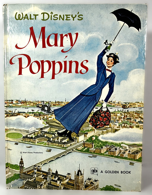 Walt Disney's Mary Poppins 1964 Golden Book