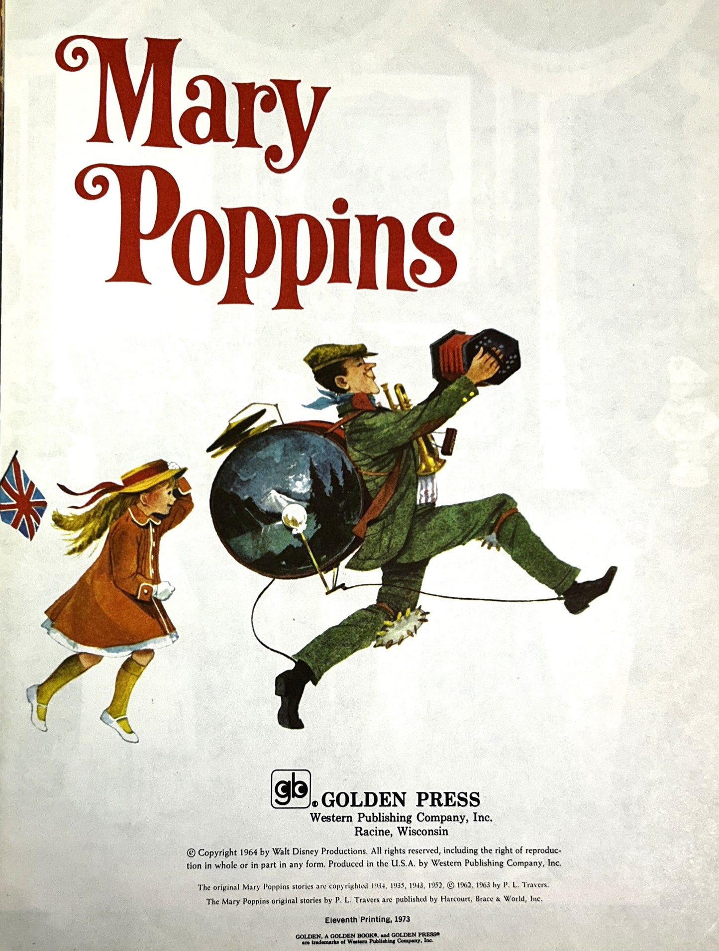 Walt Disney's Mary Poppins 1964 Golden Book