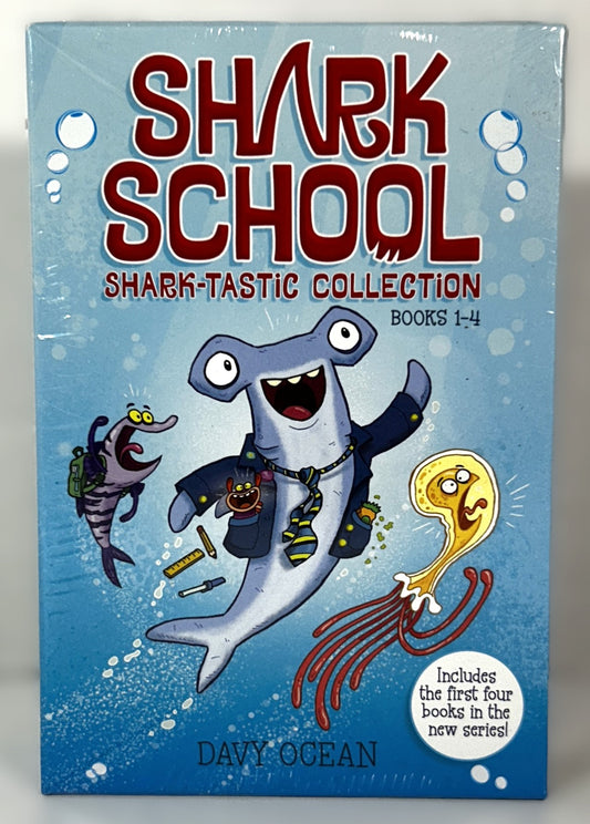 Shark School Shark-Tastic Collection by Davy Ocean 2014 Softcover Box Set SEALED