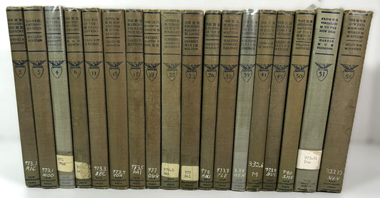 Set of 18 Chronicles of America Series Edited by Allen Johnson 1950