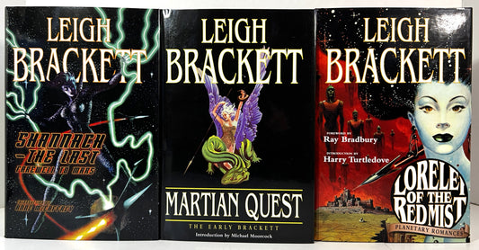 Set of 3 Leigh Brackett Collections 2002-2011 1st Editions