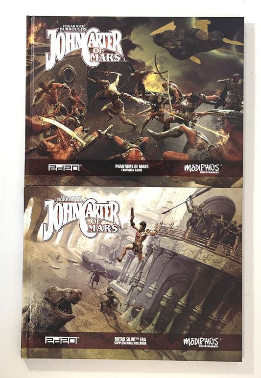 Set of 2 Edgar Burroughs' John Carter of Mars RPG 2018-2019