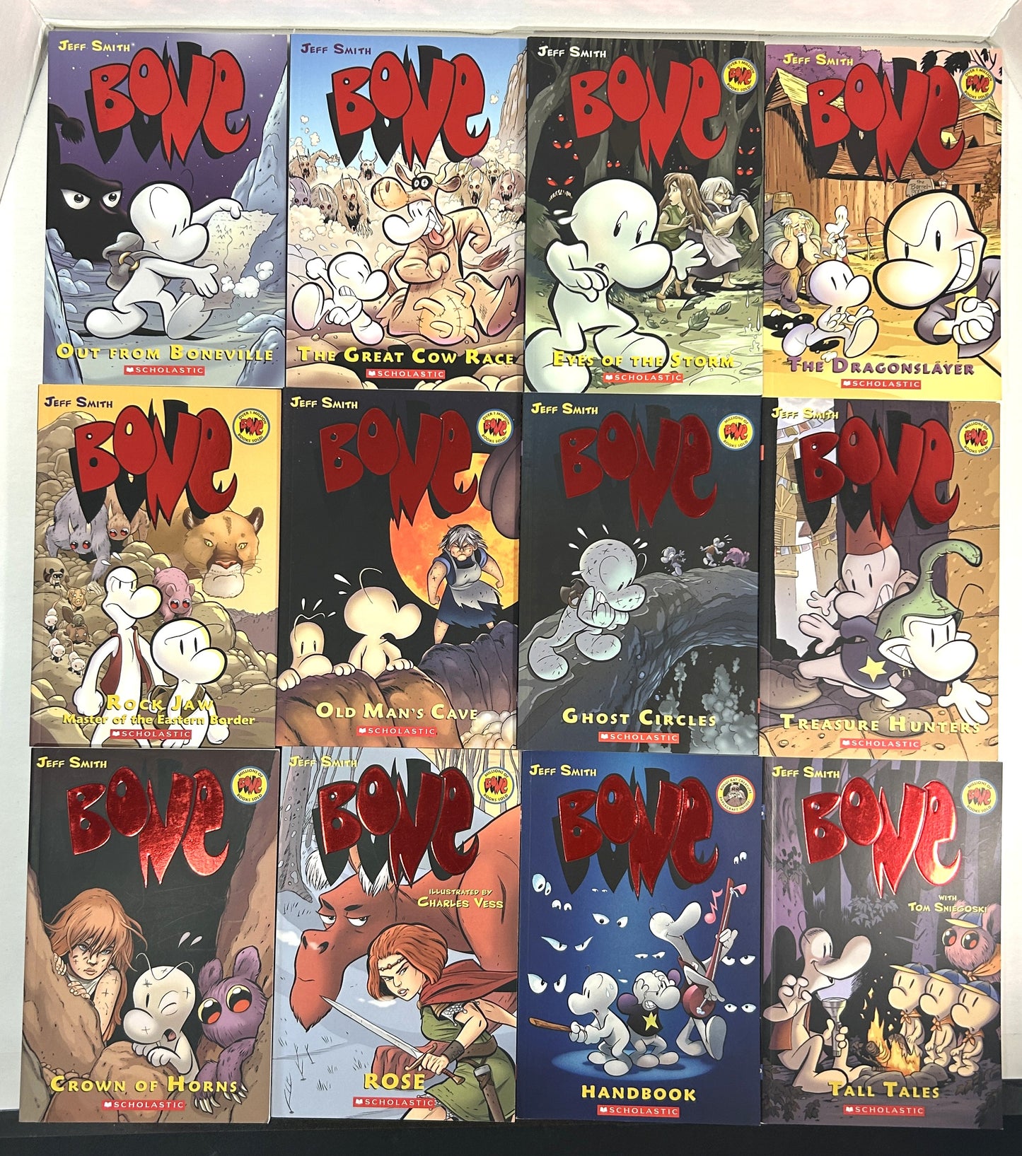 Set of 12 BONE by Jeff Smith 2005-2010