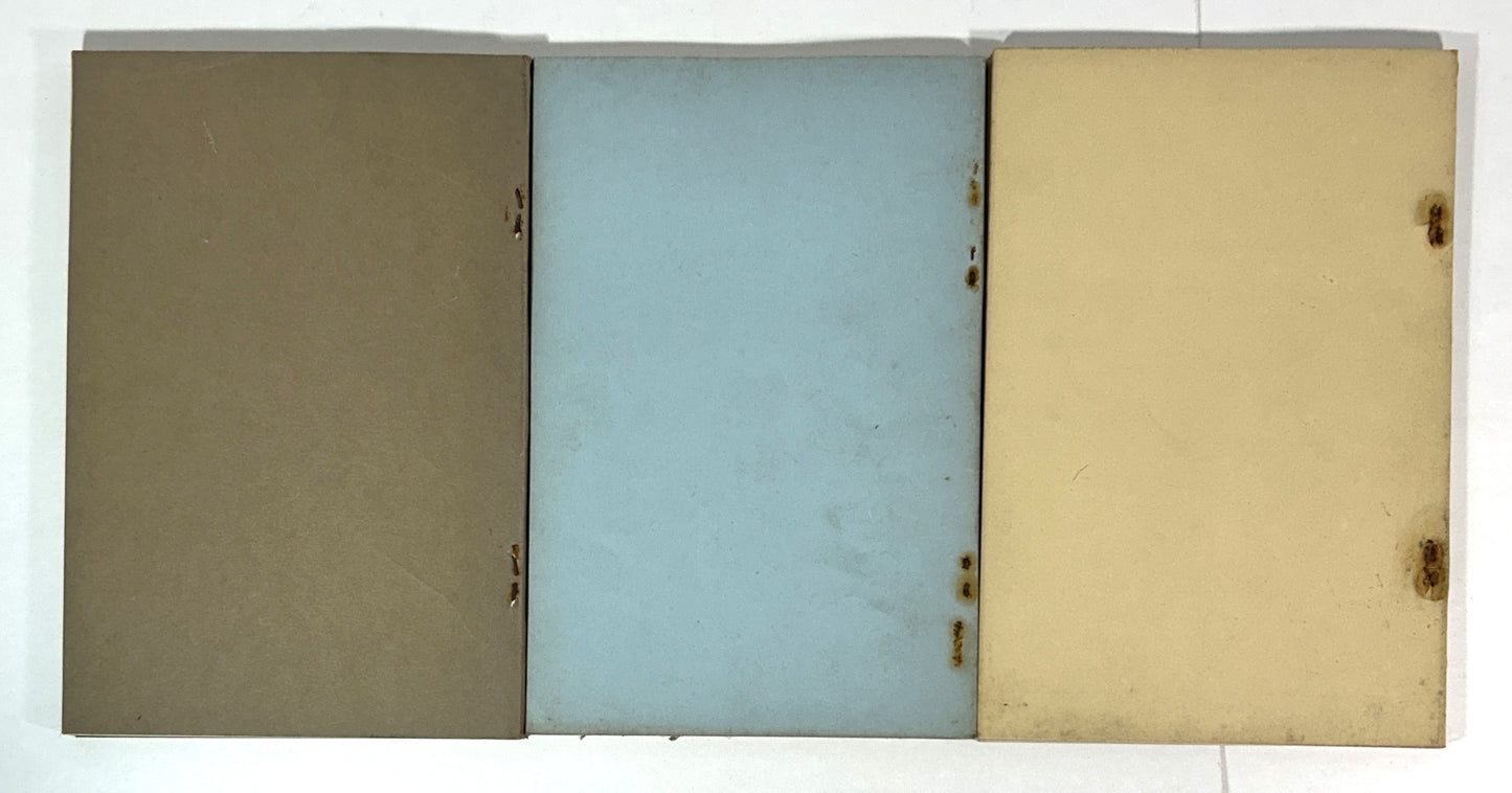 Set of 3 Notes on Old Gloucester County New Jersey 1934-1937