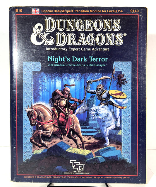 Dungeons & Dragons (B10) Night's Dark Terror by Jim Bramba RPG