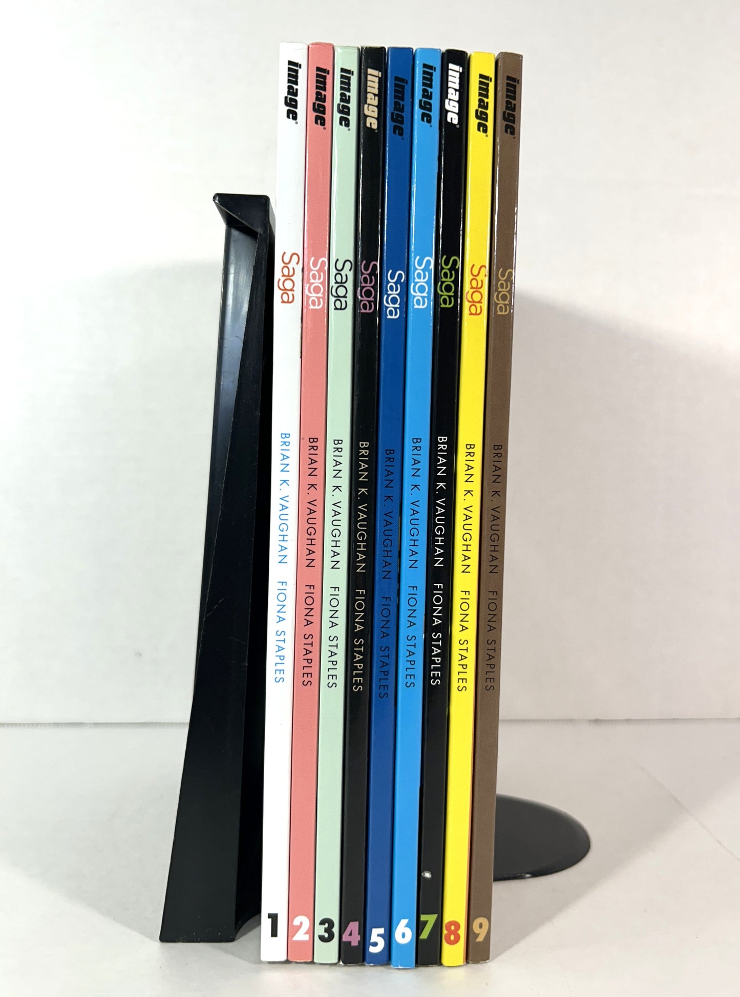 Set of 9 Saga by Fiona Staples & Brian Vaughan 2016-2018