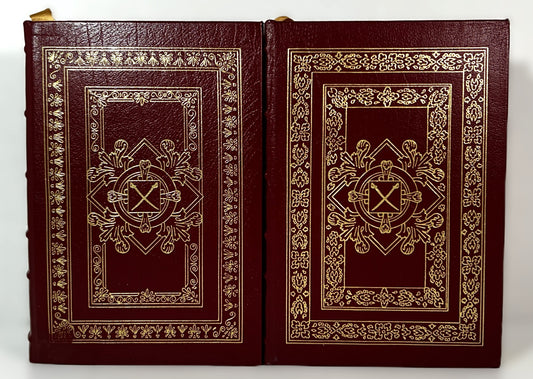 Incomplete Easton Press Set: The Civil War, A Narrative Volumes 1 & 2 by Shelby Foote 1991