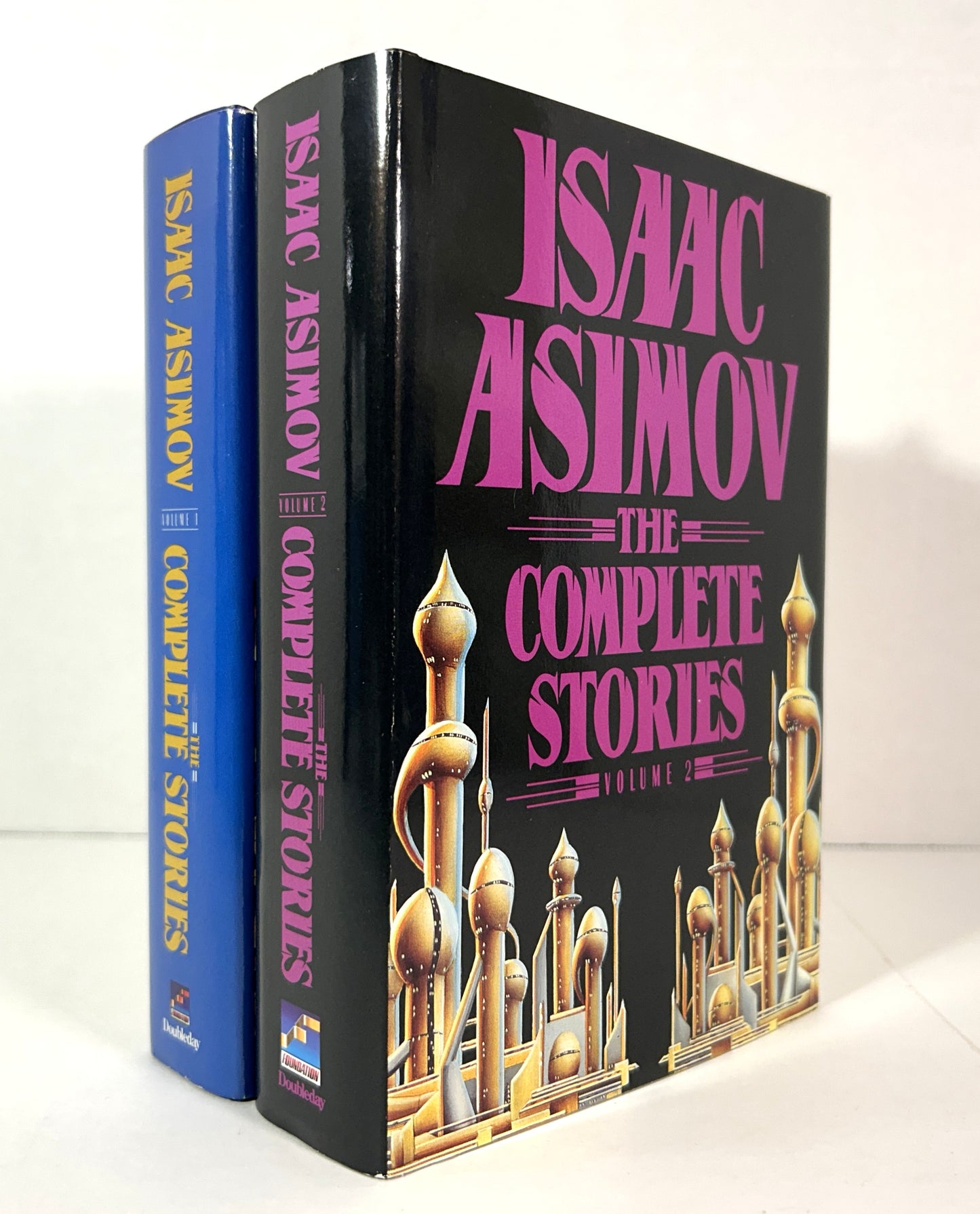 Set of 2 The Complete Stories by Isaac Asimov 1990-1992 Book Club Editions