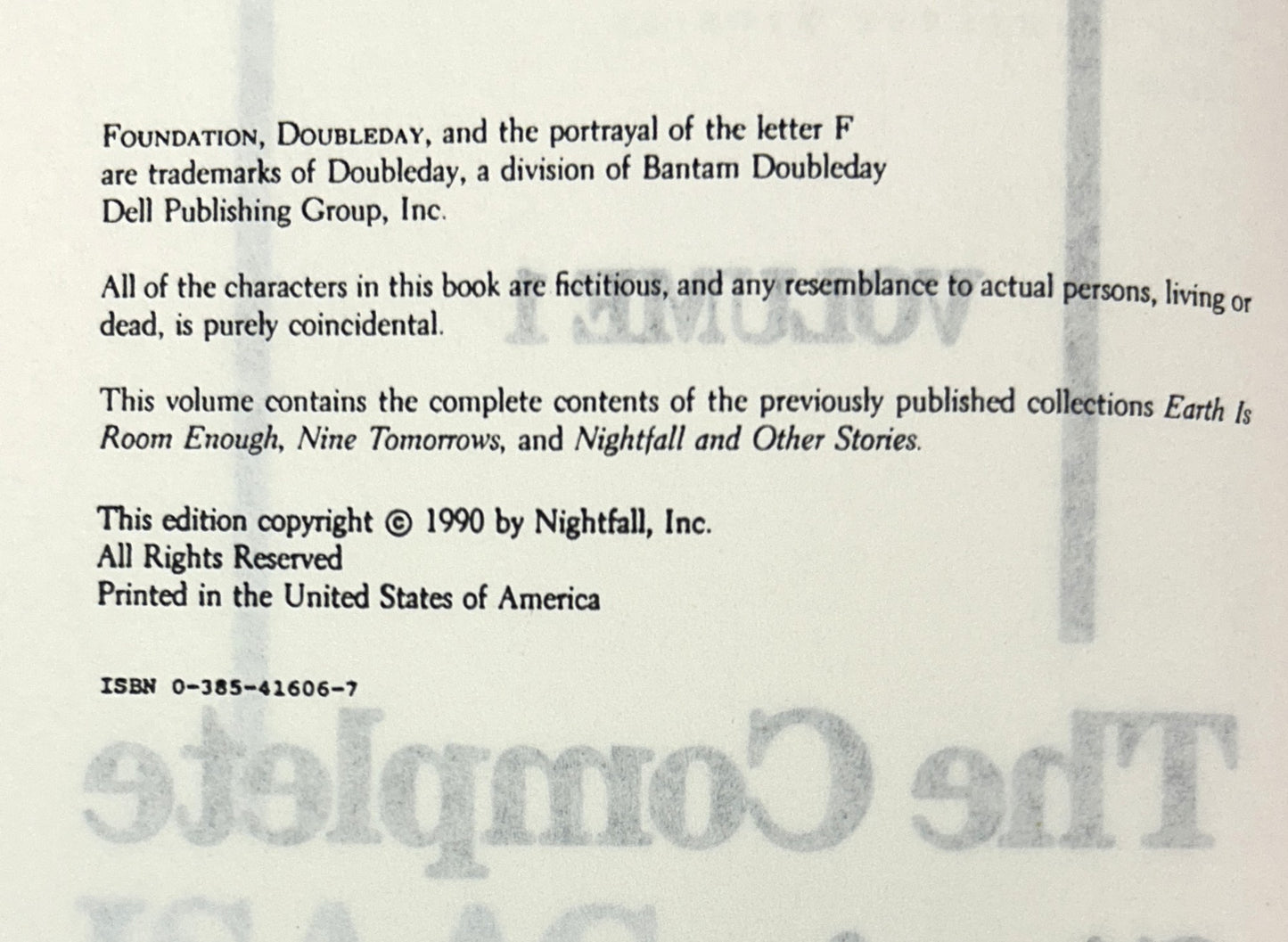 Set of 2 The Complete Stories by Isaac Asimov 1990-1992 Book Club Editions