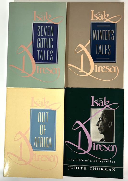 Set of 4 Isak Denisen Works with 1 Biography by Judith Thurman 1961-1982