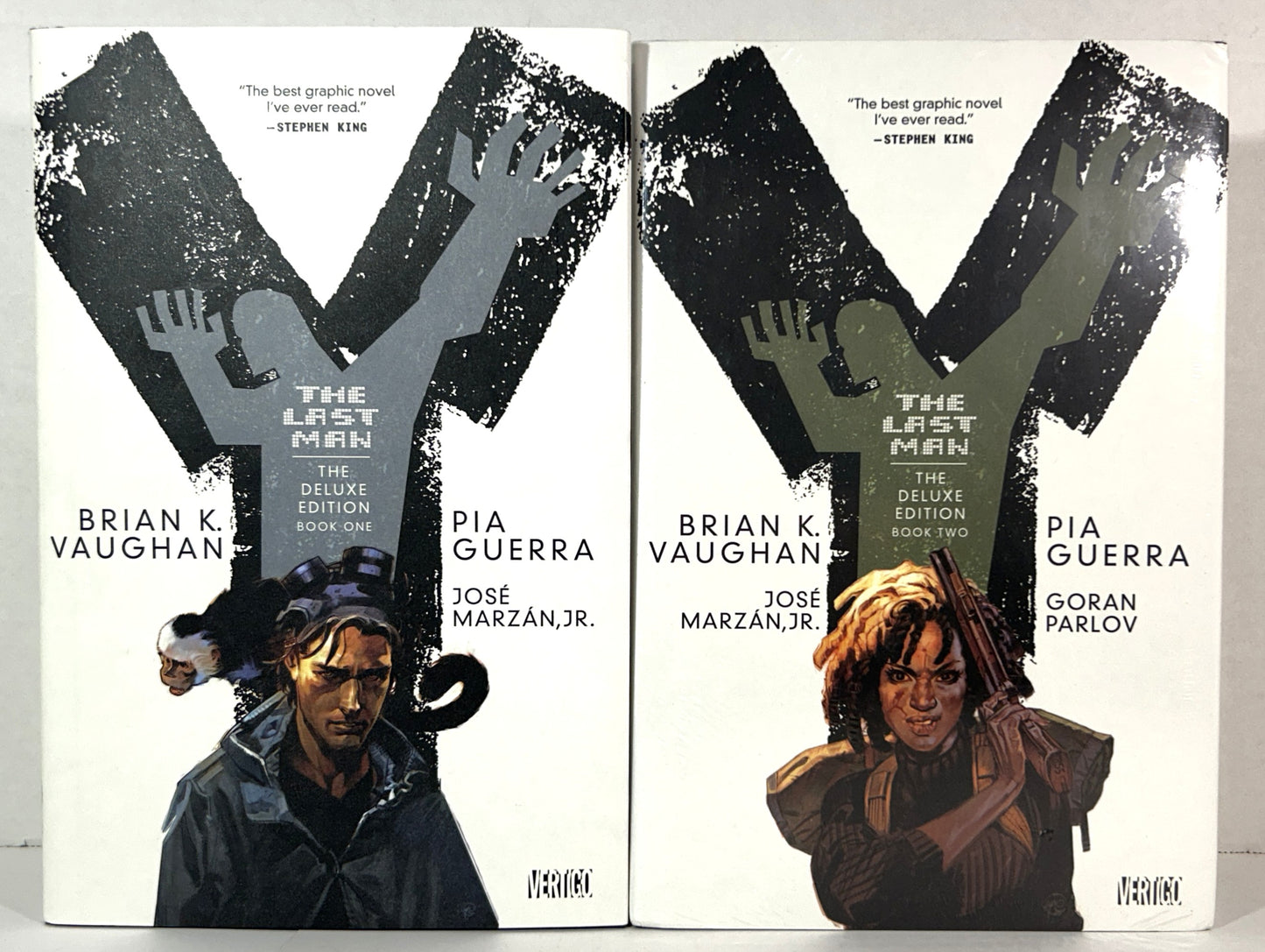 VERTIGO: Set of 2 The Last Man Deluxe Editions by Brian K. Vaughan 1 SEALED