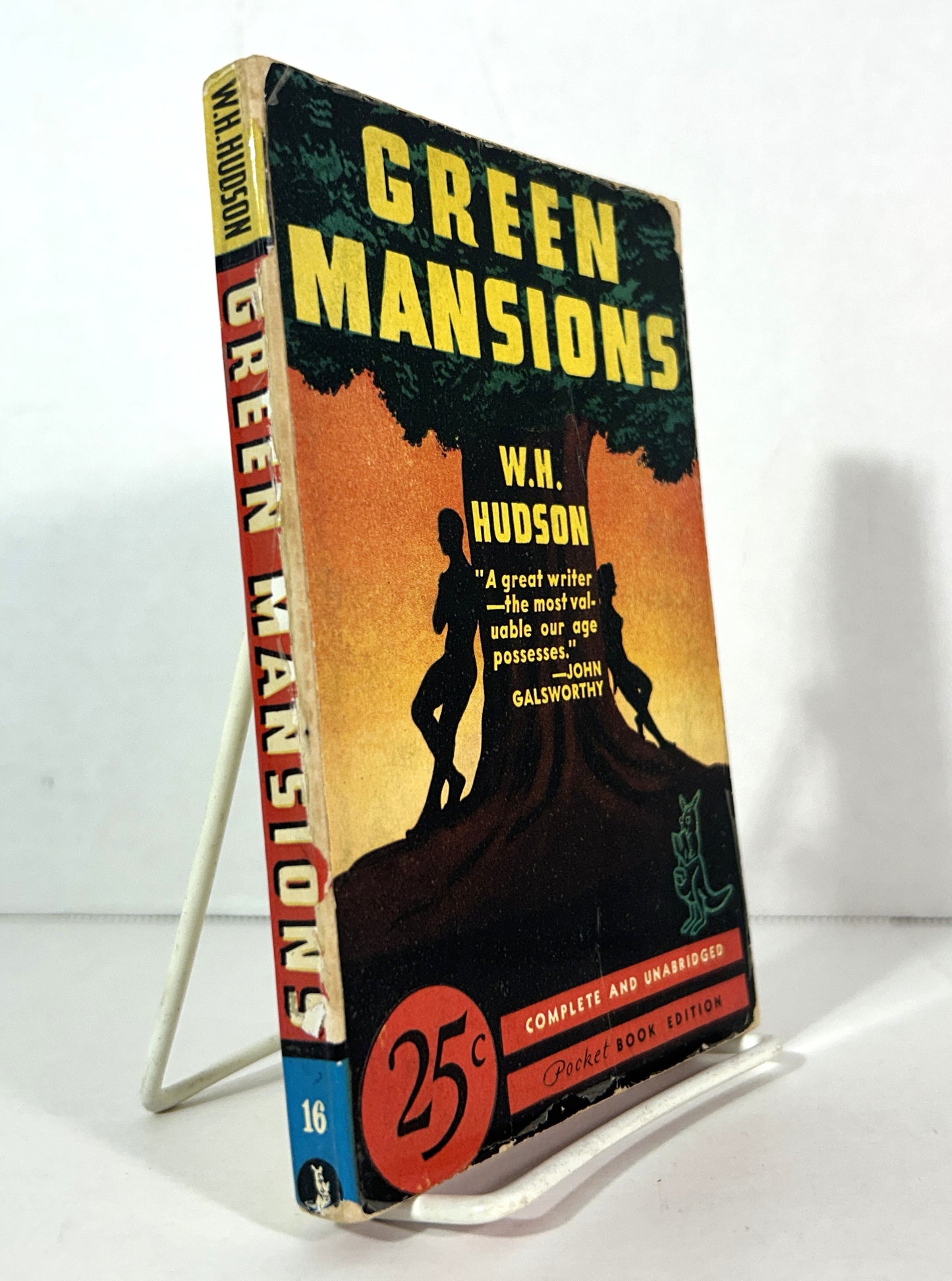 Green Mansions by WH Hudson 1939 1st Printing