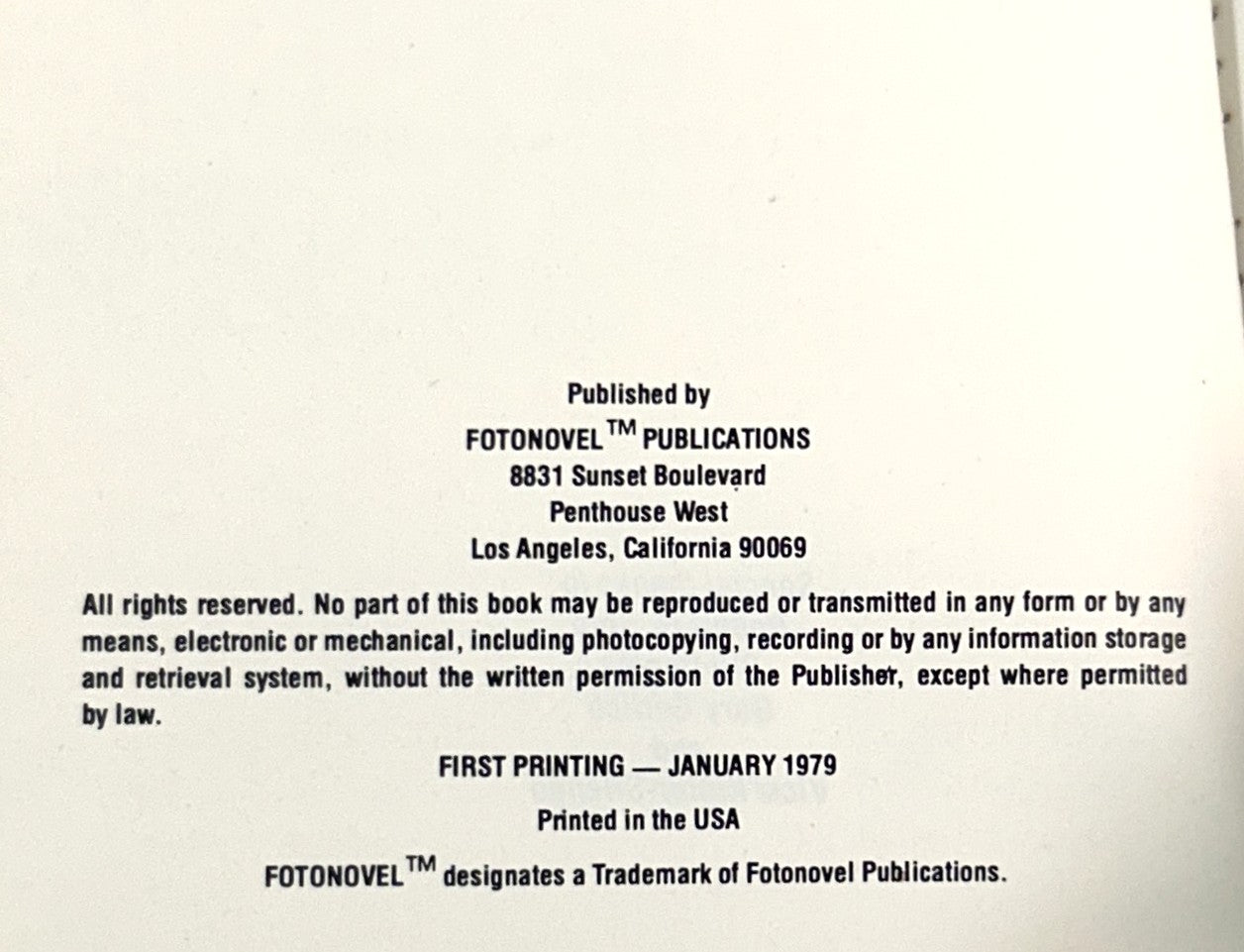 FotoNovel: Invasion of the Body Snatchers 1979 1st Printing