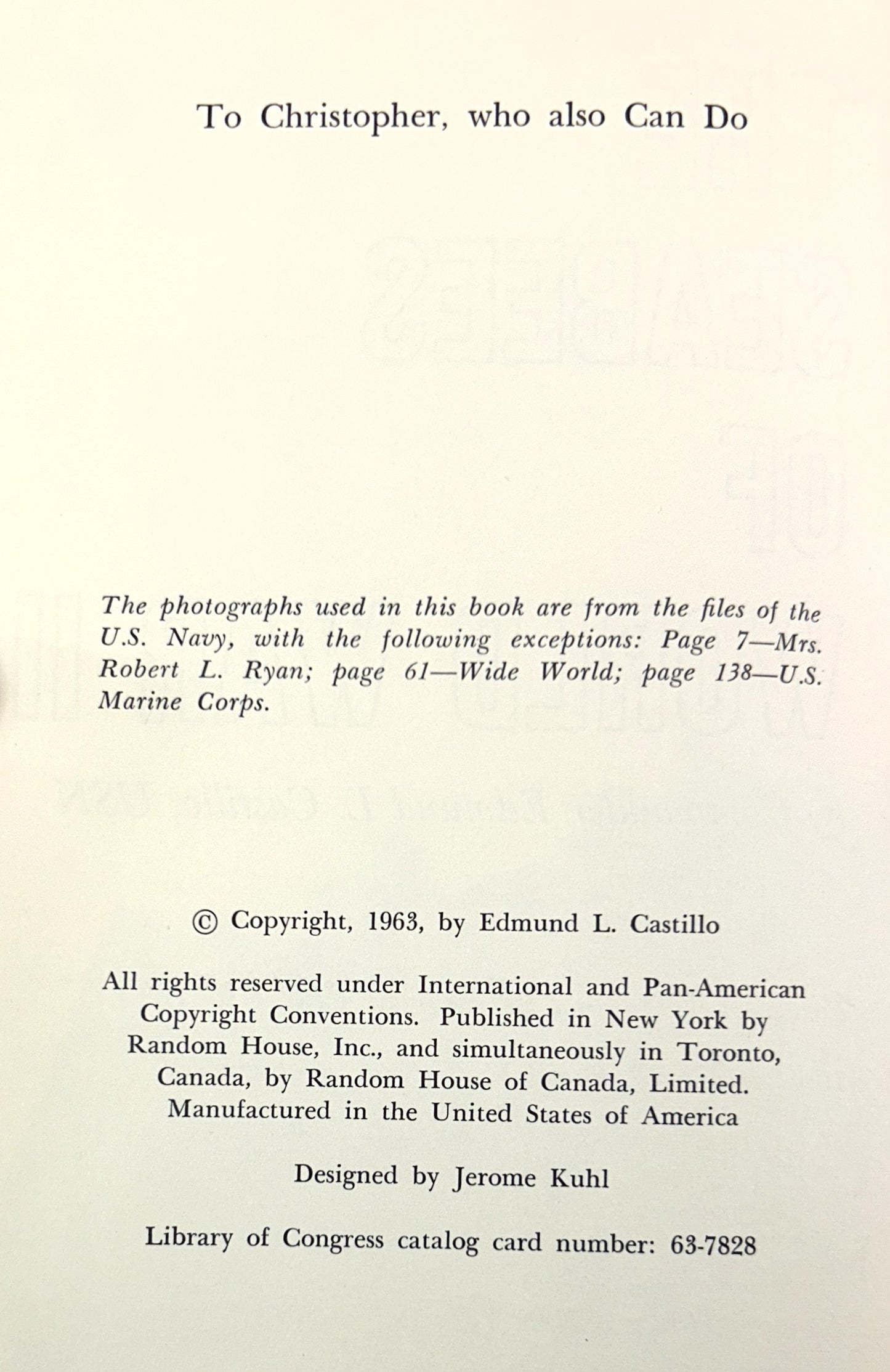 Landmark # 103: The Seabees of World War II by Commander Edmund L. Castillo 1963