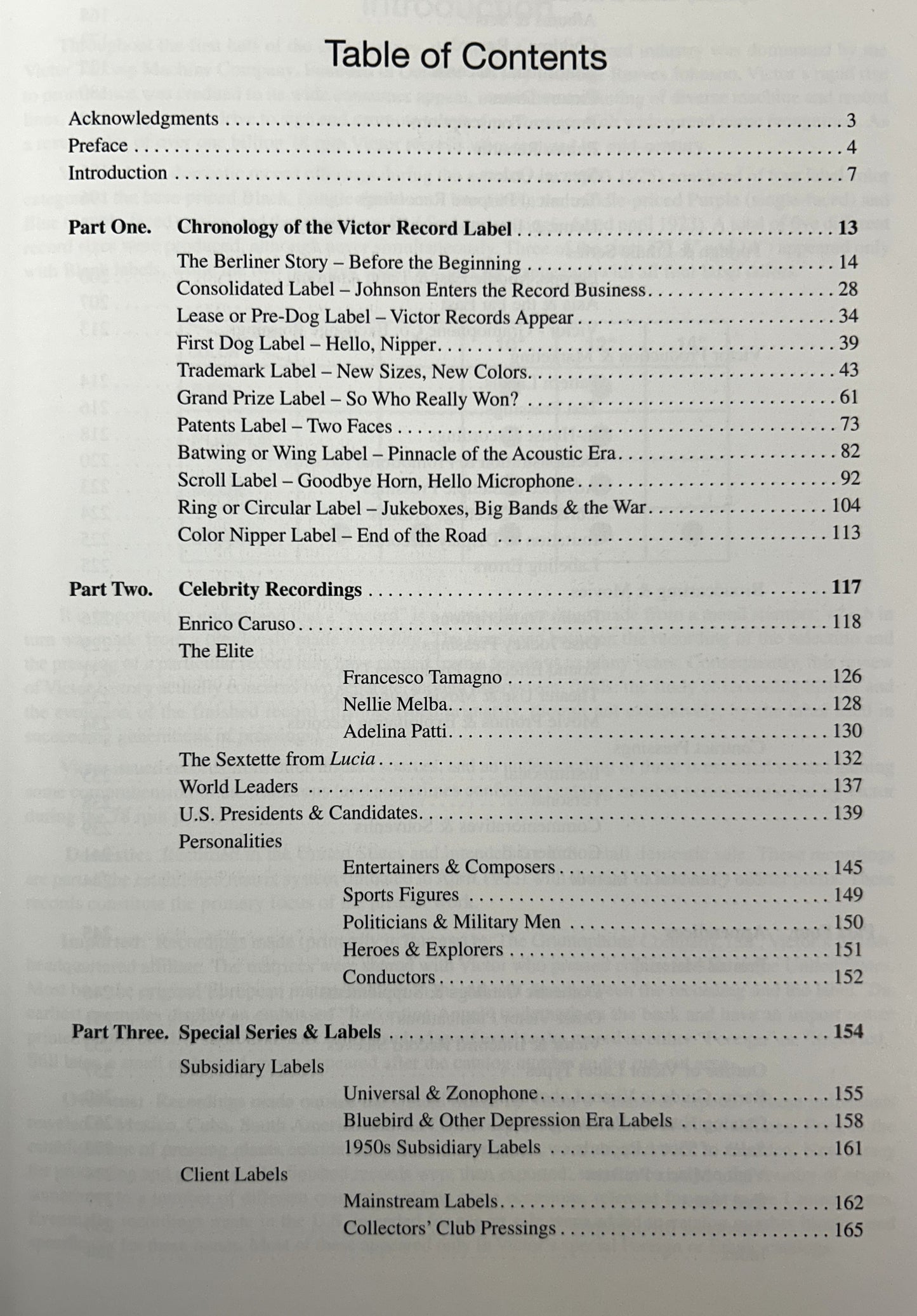 Collector's Guide to Victor Records by Michael W. Sherman 2010 2nd Revised Edition Ltd Edition