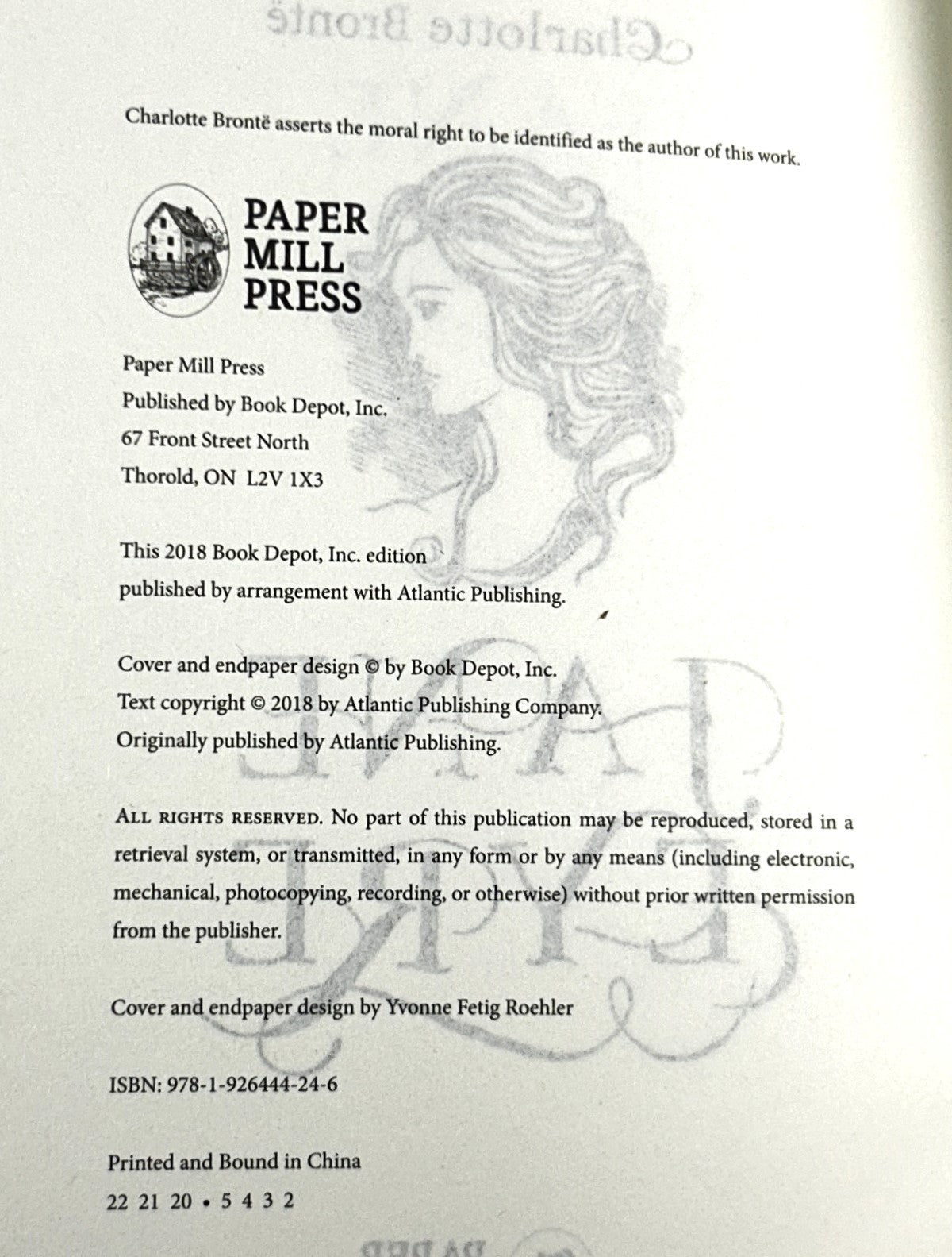 Paper Mill Press: Jane Eyre