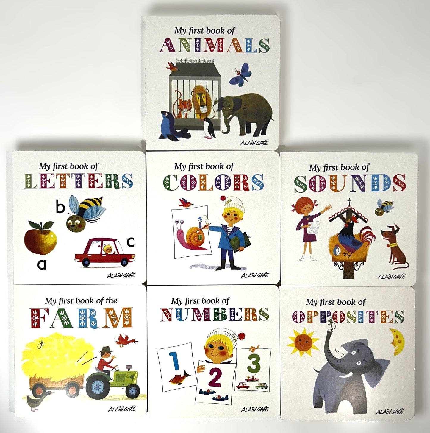 Set of 7 My First Book Of.. 2016 Board Books