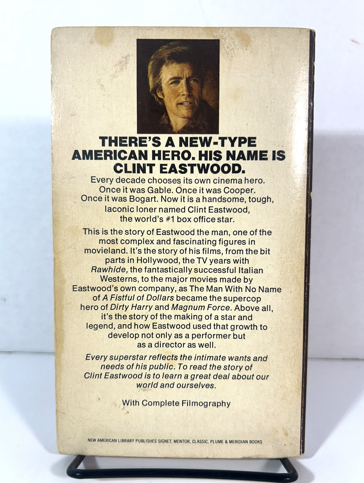Clint Eastwood by Stuart M. Kaminsky 1972 1st Printing